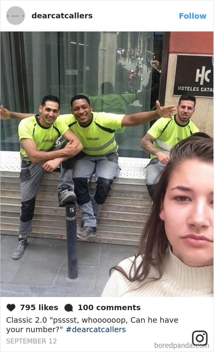 inspiringlife.pt - Mulher tira selfies com os homens que lhe assobiam na rua e o resultado é perturbador