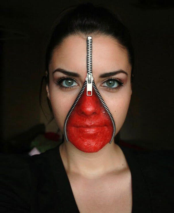 inspiringlife.pt - 26 mulheres que surpreenderam com as melhores máscaras de Halloween de sempre
