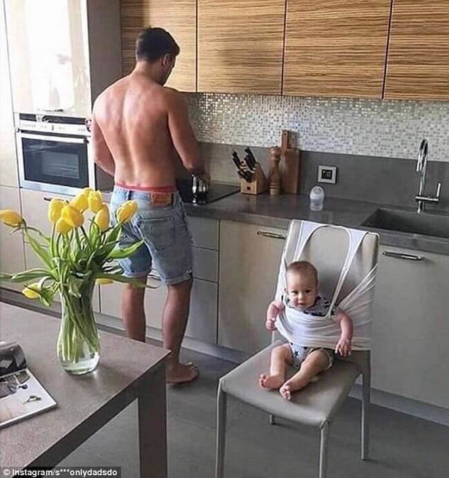 inspiringlife.pt - 18 pais mais criativos ao cuidarem dos seus filhos