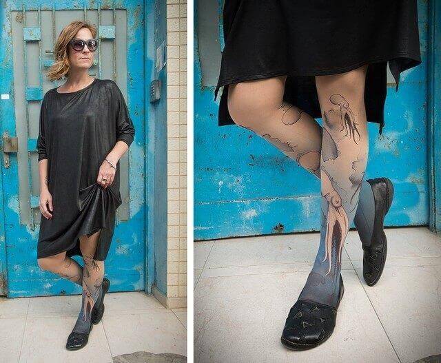 inspiringlife.pt - Meias calças a imitarem tatuagens são a nova tendência de moda