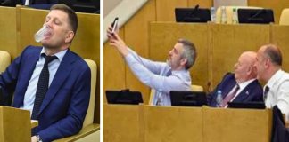 11 fotos que mostram como os políticos se divertem no Parlamento da Rússia