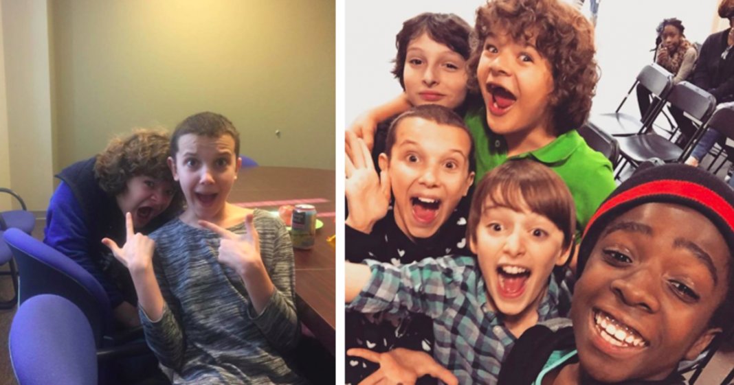 26 momentos divertidos do elenco da série “Stranger Things” fora das gravações