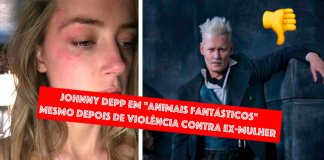 Acusações de violência contra ex-mulher não impediram Johnny Depp de ser o vilão em “Animais Fantásticos”