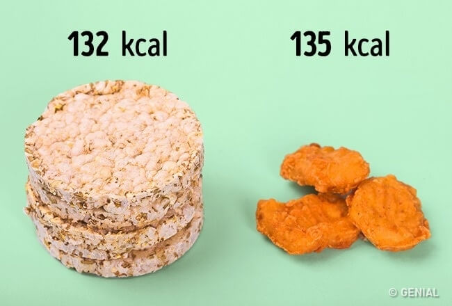 inspiringlife.pt - 14 comparações de alimentos que te vão fazer mudar de ideias quanto à dieta