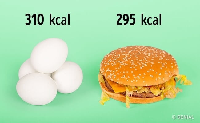 inspiringlife.pt - 14 comparações de alimentos que te vão fazer mudar de ideias quanto à dieta