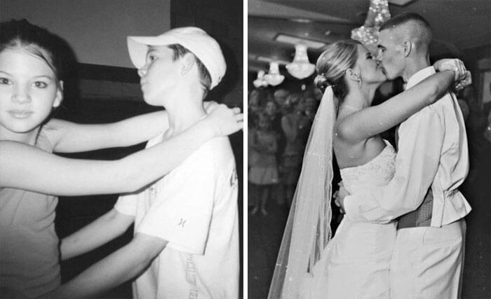 inspiringlife.pt - 22 fotografias de antes vs. depois de casais que provam que o amor verdadeiro ainda existe