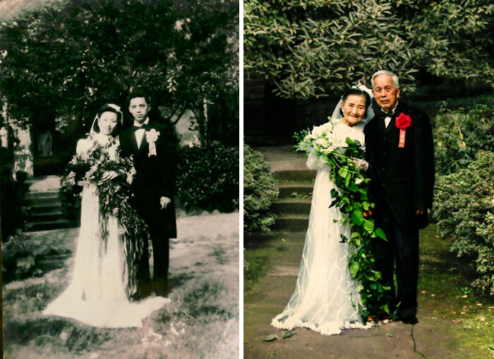 inspiringlife.pt - 22 fotografias de antes vs. depois de casais que provam que o amor verdadeiro ainda existe