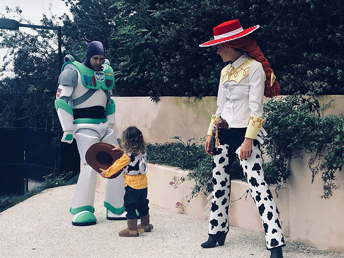 inspiringlife.pt - Justin Timberlake e Jessica Biel criaram o melhor disfarce de Halloween de família de 2017