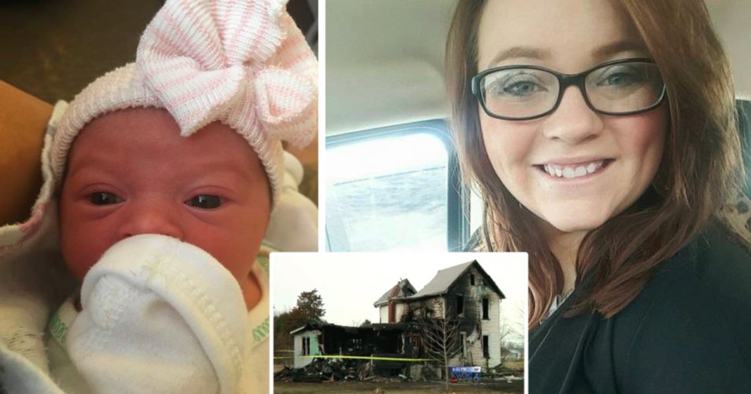Mãe salva filha bebé de incêndio ao atirá-la do segundo andar minutos antes de falecer