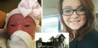 Mãe salva filha bebé de incêndio ao atirá-la do segundo andar minutos antes de falecer