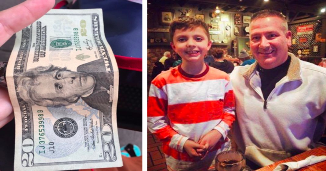 Menino de 8 anos oferece nota de 20 dólares a um estranho e acaba por receber milhões