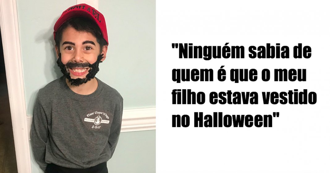 Menino surpreendeu os pais – e todo o Mundo! – com o seu disfarce para o Halloween