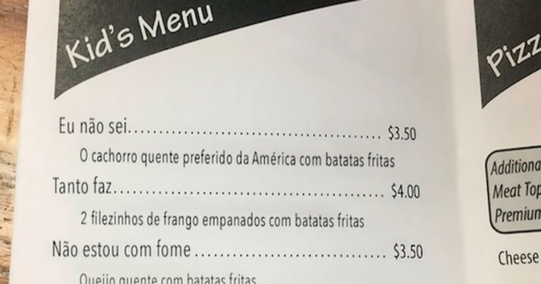 Restaurante cria ementa para crianças que fazem birra para comer