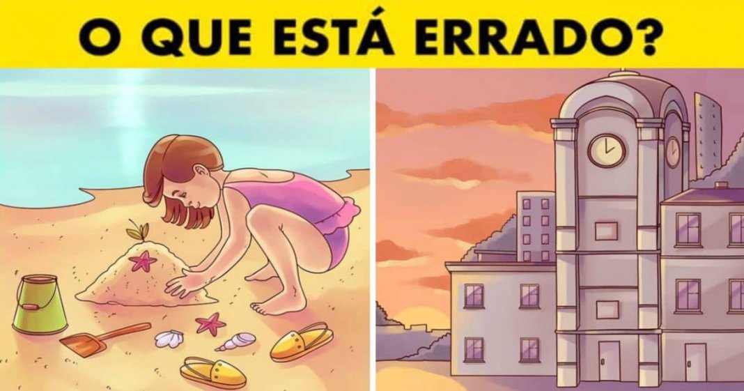 Só os mais inteligentes vão perceber o erro nestas 10 imagens