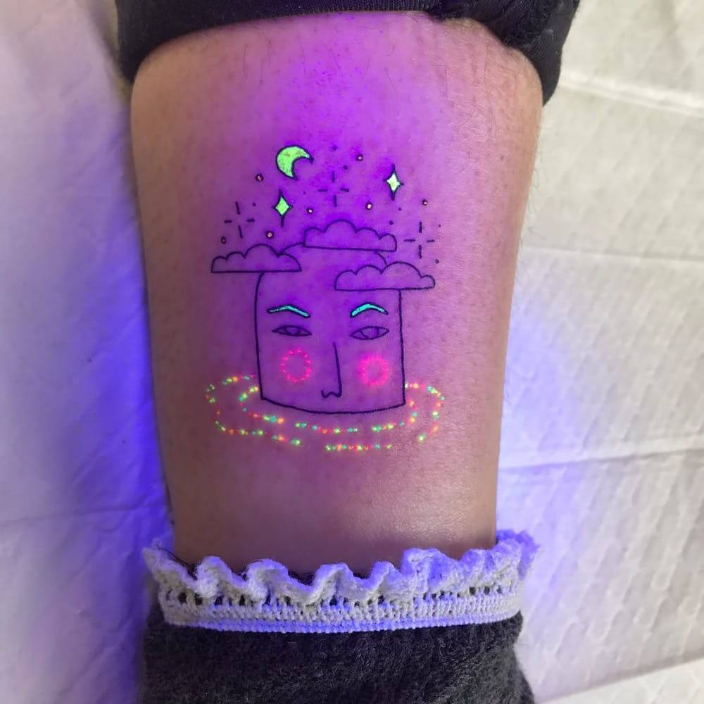 inspiringlife.pt - 17 tatuagens adoráveis que brilham no escuro