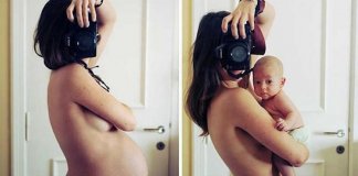 14 fotos maravilhosas de sessões fotográficas de mães antes vs. depois de uma gravidez