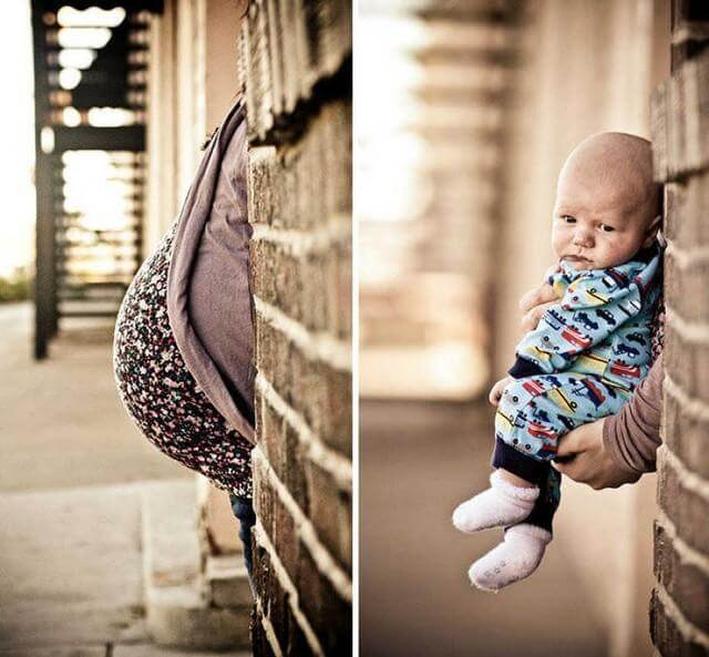 inspiringlife.pt - 14 fotos maravilhosas de sessões fotográficas de mães antes vs. depois de uma gravidez