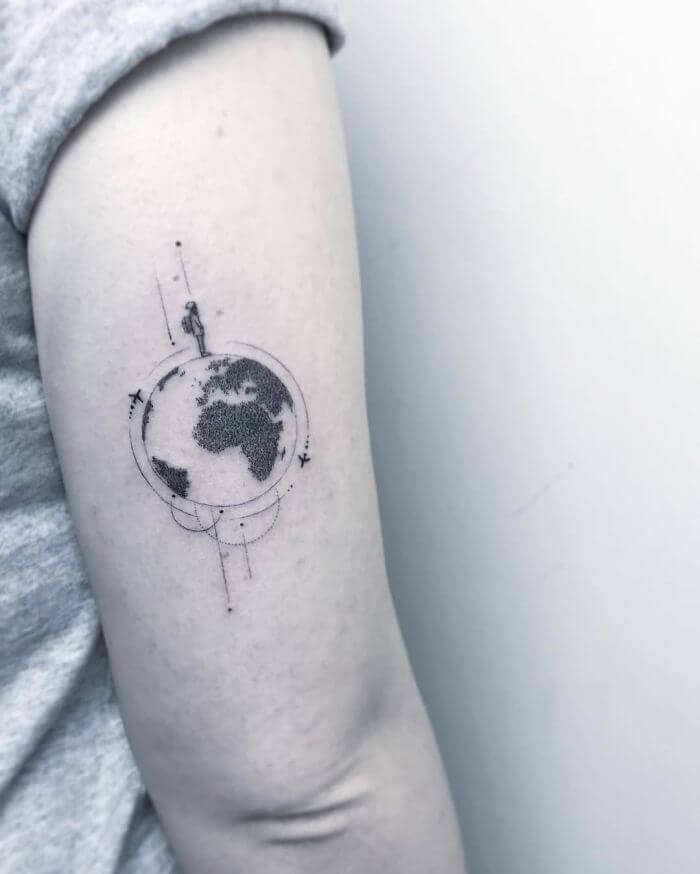 inspiringlife.pt - 32 ideias de tatuagens para quem adora viajar pelo Mundo