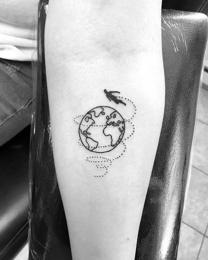 inspiringlife.pt - 32 ideias de tatuagens para quem adora viajar pelo Mundo