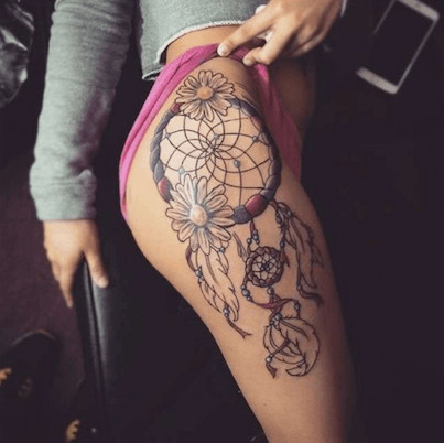 inspiringlife.pt - 13 ideias tatuagens na coxa sensuais para mulheres atrevidas