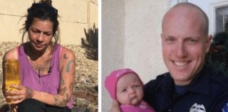 Polícia não fica indiferente a história de mãe grávida sem-abrigo viciada em heroína e adopta a sua bebé