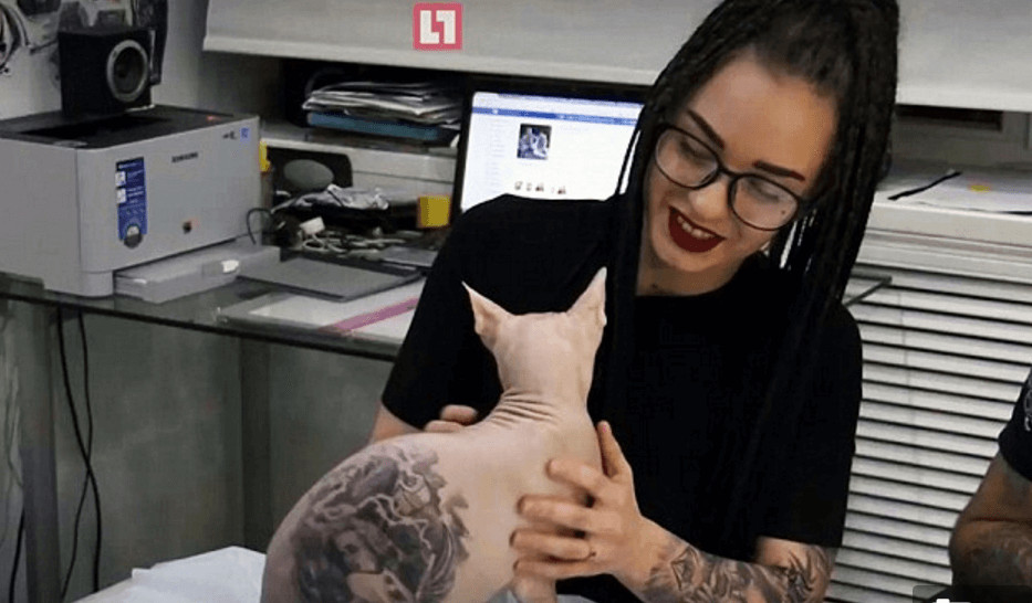 inspiringlife.pt - Tatuador russo é alvo de criticas por todo o Mundo após ter tatuado o seu gato