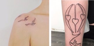 19 tatuagens simples de linha única perfeitas para minimalistas