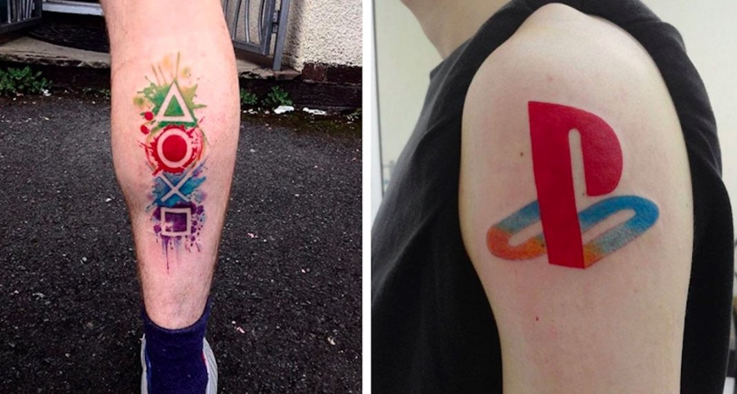 22 tatuagens fantásticas para quem não conseguem resistir a um jogo de Playstation