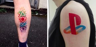 22 tatuagens fantásticas para quem não conseguem resistir a um jogo de Playstation