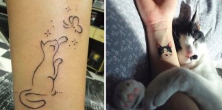 24 tatuagens minimalistas para os amantes de gatos