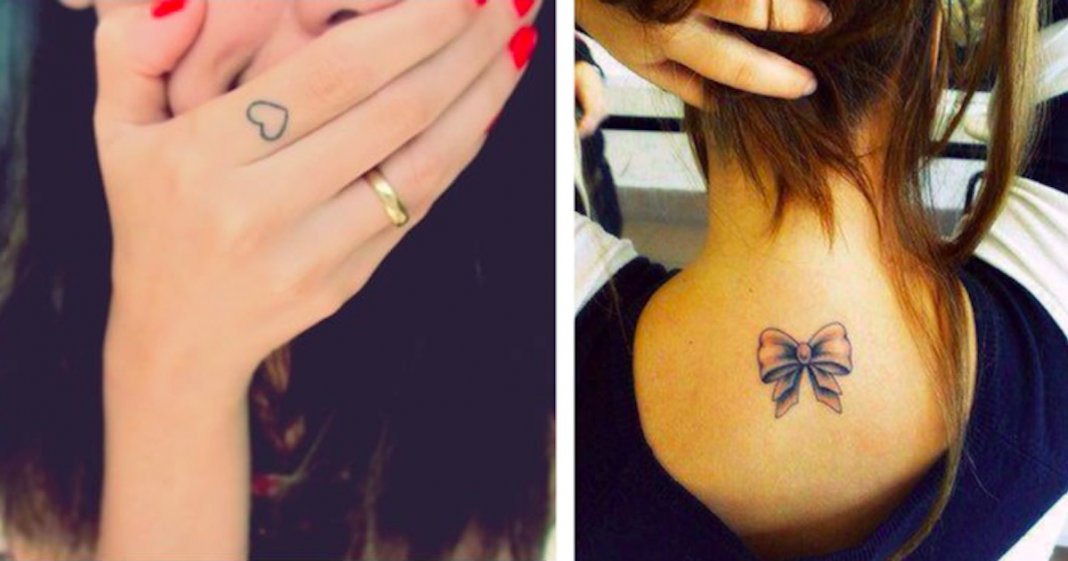 27 tatuagens pequenas para mulheres mais discretas