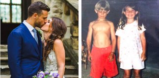 Casal descobre que foram namorados de infância ao verem fotografia com mais de 20 anos
