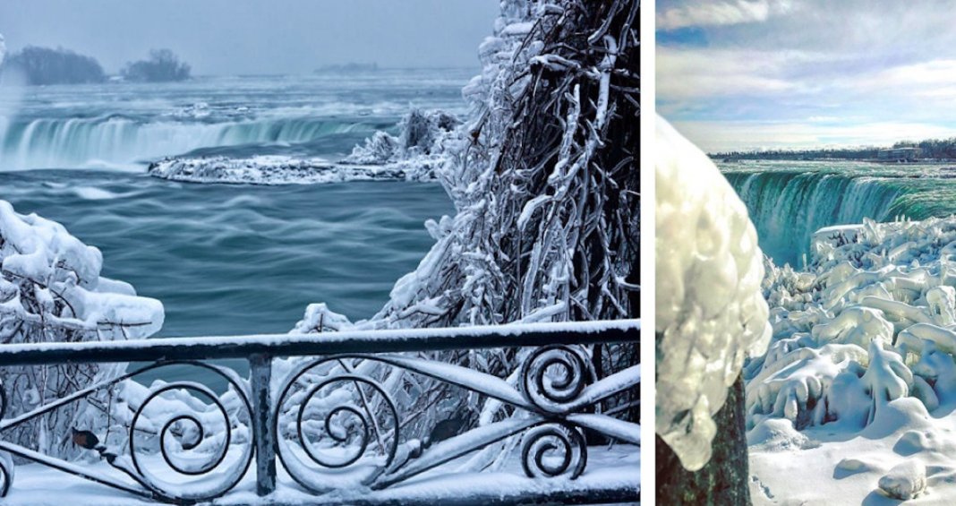 Frio da América do Norte transforma Cataratas do Niágara em algo absolutamente mágico