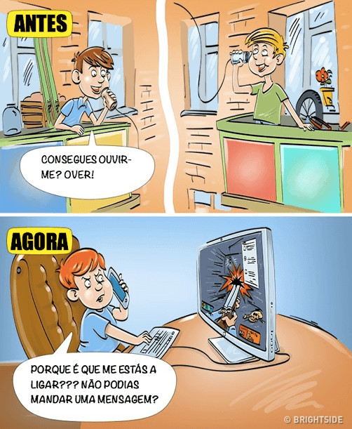 inspiringlife.pt - 14 ilustra&ccedil;&otilde;es que retratam na perfei&ccedil;&atilde;o o quanto a inf&acirc;ncia de hoje difere da inf&acirc;ncia de antigamente