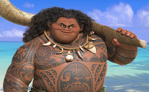 inspiringlife.pt - Irmãs confundem caixeiro com personagem "Maui", de "Moana", e a sua reação é adorável