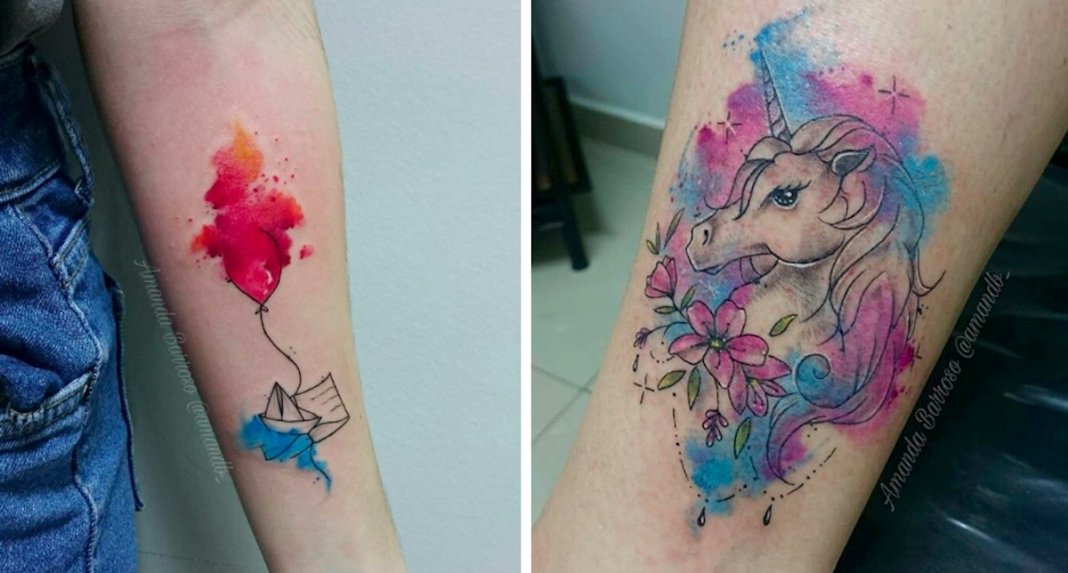 11 tatuagens de aguarela tão fantásticas que vais querer uma para ti