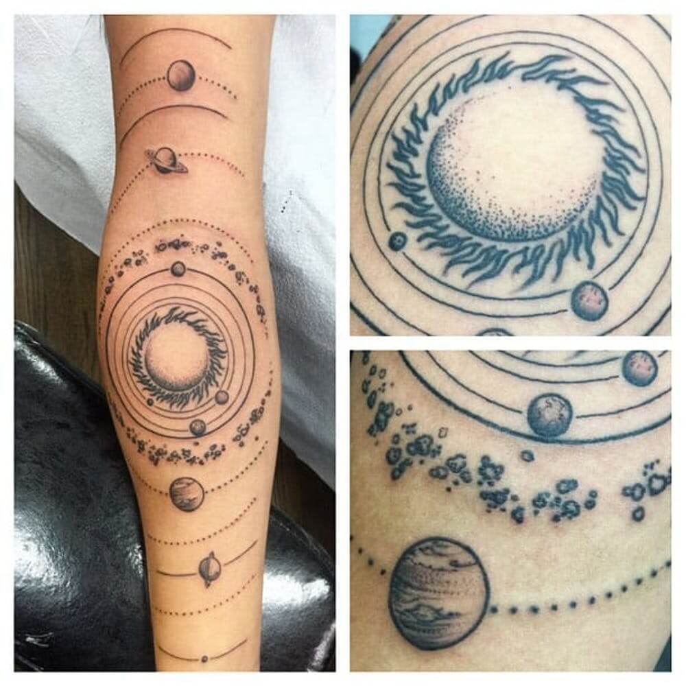 inspiringlife.pt - 18 tatuagens de sistema solar super criativas