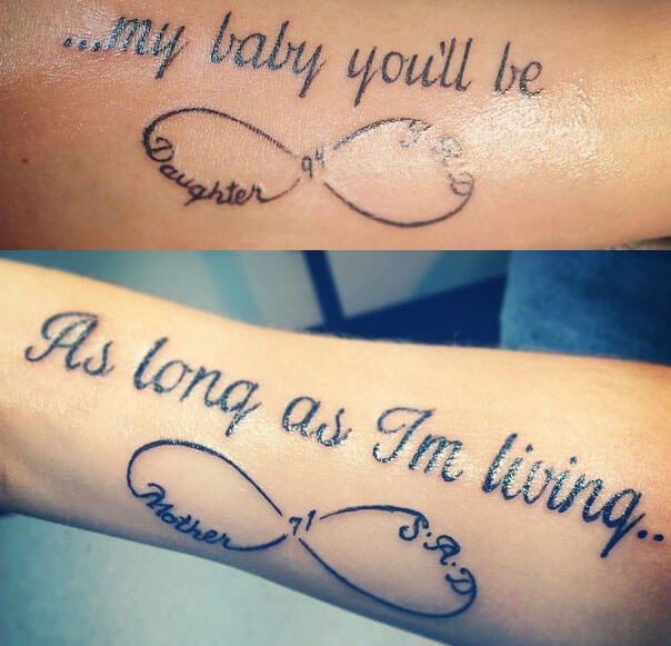 inspiringlife.pt - 17 tatuagens fantásticas para fazeres com a tua mãe (ou com a tua filha!)