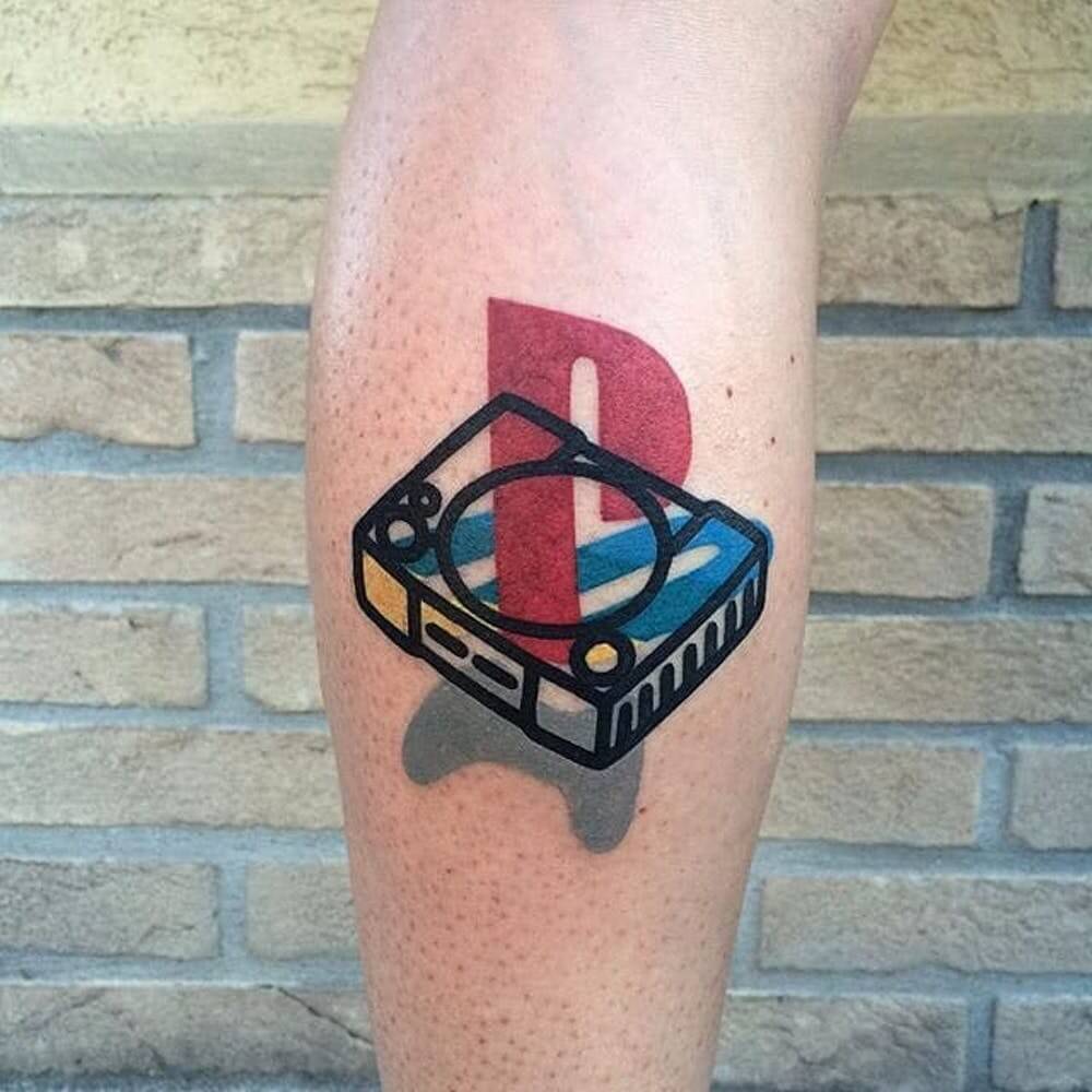 inspiringlife.pt - 22 tatuagens fantásticas para quem não conseguem resistir a um jogo de Playstation