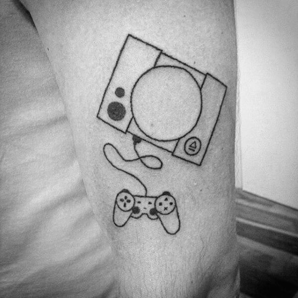 inspiringlife.pt - 22 tatuagens fantásticas para quem não conseguem resistir a um jogo de Playstation