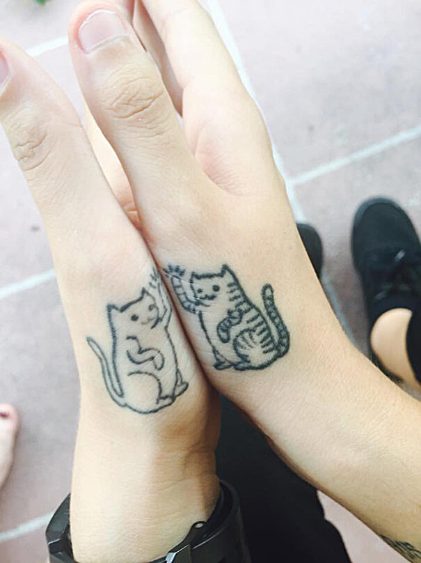 inspiringlife.pt - 24 tatuagens minimalistas para os amantes de gatos