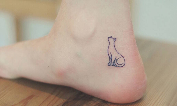 inspiringlife.pt - 24 tatuagens minimalistas para os amantes de gatos