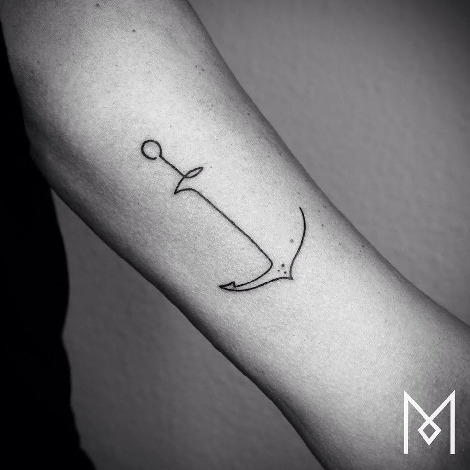 inspiringlife.pt - 19 tatuagens simples de linha única perfeitas para minimalistas