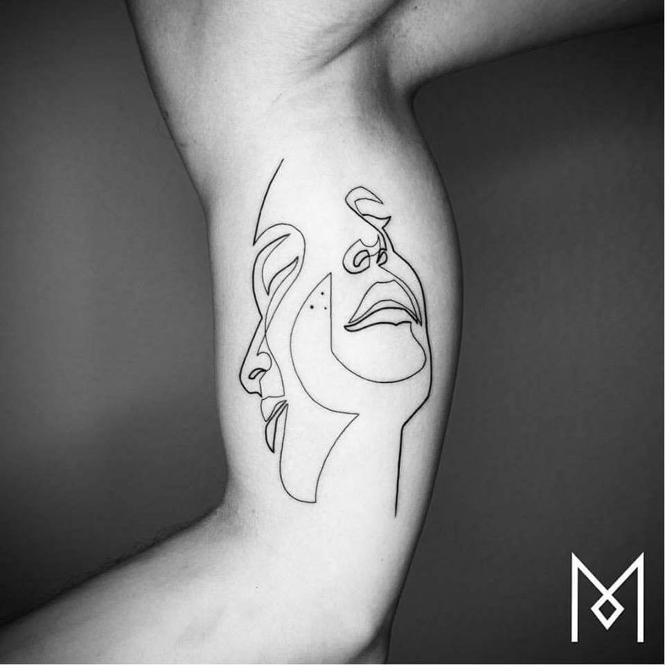 inspiringlife.pt - 19 tatuagens simples de linha única perfeitas para minimalistas