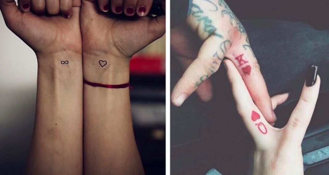 18 ideias de tatuagens para casais apaixonados