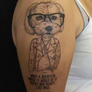 inspiringlife.pt - 21 tatuagens adoráveis para homenagear os nossos "amigos de quatro patas"