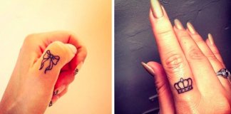 29 pequenas e lindas tatuagens para os dedos das mãos