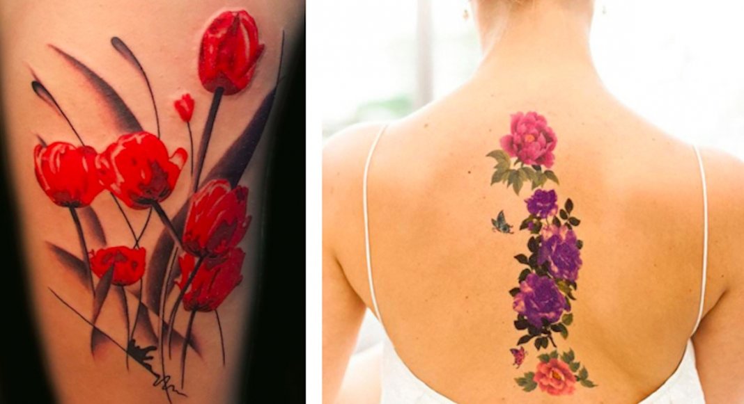 33 tatuagens de flores tão lindas que te vão dar vontade de fazer uma