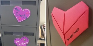 Aluno surpreende colegas da escola com 1500 cartões de São Valentim feitos por si