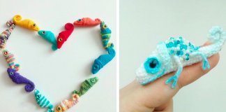 Artista cria pequenos camaleões em crochê tão adoráveis que te farão sorrir o resto do dia